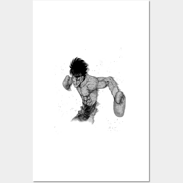 Hajime no Ippo - "The Wind God" Ippo Makunouchi Wall Art by BadassManga